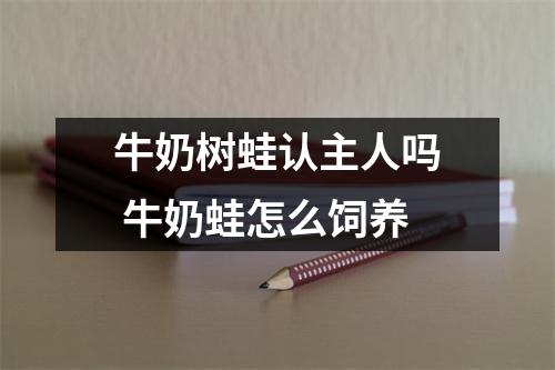 牛奶树蛙认主人吗 牛奶蛙怎么饲养