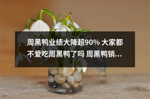 周黑鸭业绩大降超90% 大家都不爱吃周黑鸭了吗 周黑鸭销量