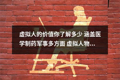 虚拟人的价值你了解多少 涵盖医学制药军事多方面 虚拟人物的概念