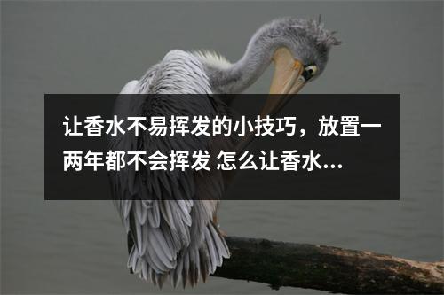让香水不易挥发的小技巧，放置一两年都不会挥发 怎么让香水不挥发