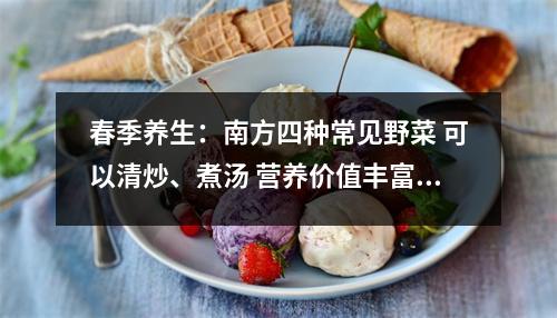 春季养生：南方四种常见野菜 可以清炒、煮汤 营养价值丰富 南方田野里的野菜