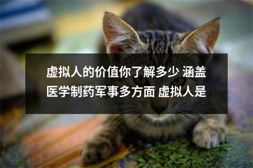 虚拟人的价值你了解多少 涵盖医学制药军事多方面 虚拟人是