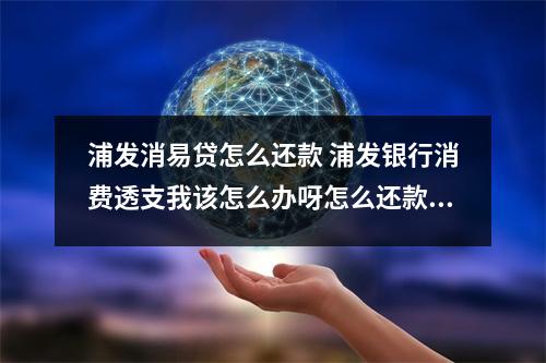 浦发消易贷怎么还款 浦发银行消费透支我该怎么办呀怎么还款这是怎么回事