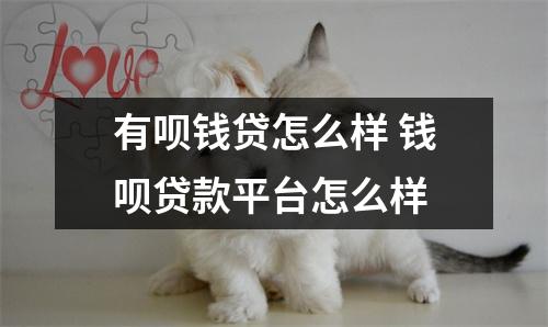 有呗钱贷怎么样 钱呗贷款平台怎么样