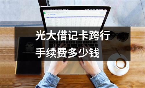 光大借记卡跨行手续费多少钱