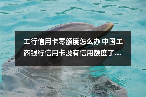 工行信用卡零额度怎么办 中国工商银行信用卡没有信用额度了怎么办理