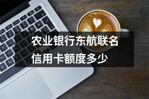 农业银行东航联名信用卡额度多少