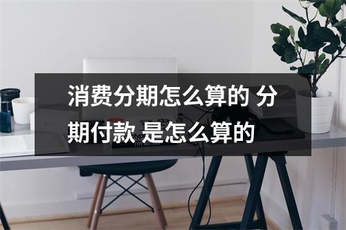 消费分期怎么算的 分期付款 是怎么算的