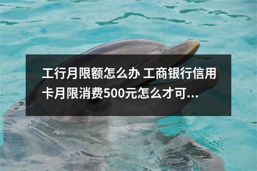 工行月限额怎么办 工商银行信用卡月限消费500元怎么才可以提高消费限额