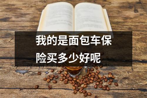 我的是面包车保险买多少好呢