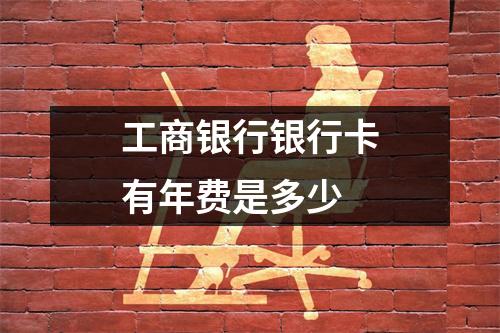 工商银行银行卡有年费是多少