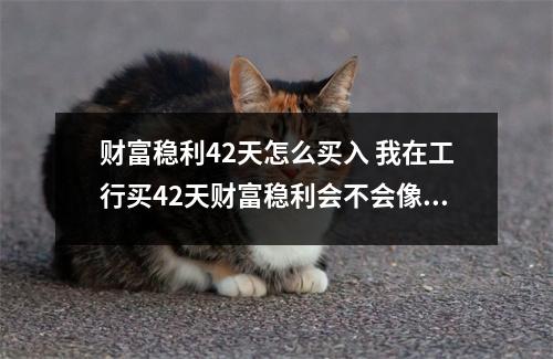 财富稳利42天怎么买入 我在工行买42天财富稳利会不会像股票那样套进去