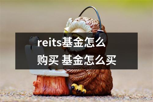 reits基金怎么购买 基金怎么买