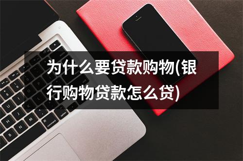 为什么要贷款购物(银行购物贷款怎么贷)