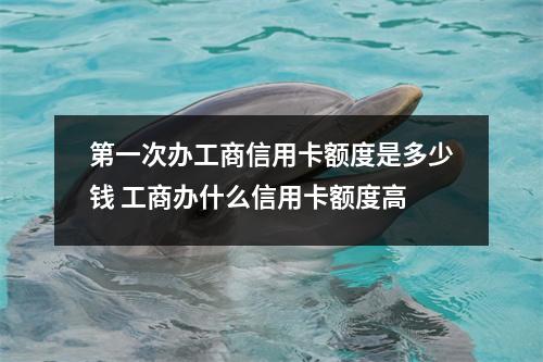 第一次办工商信用卡额度是多少钱 工商办什么信用卡额度高