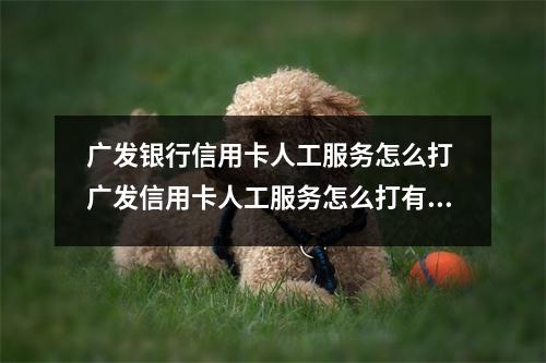 广发银行信用卡人工服务怎么打 广发信用卡人工服务怎么打有没有谁是打通过的