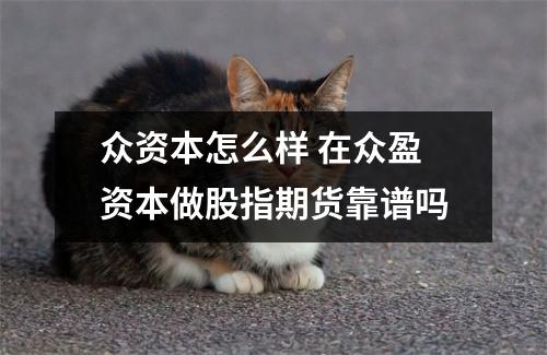 众资本怎么样 在众盈资本做股指期货靠谱吗