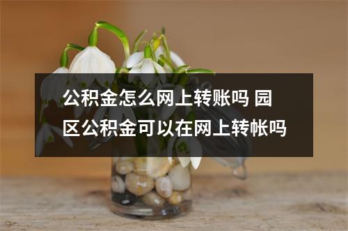 公积金怎么网上转账吗 园区公积金可以在网上转帐吗