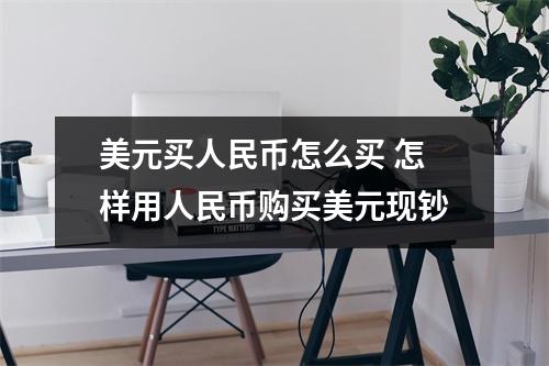 美元买人民币怎么买 怎样用人民币购买美元现钞