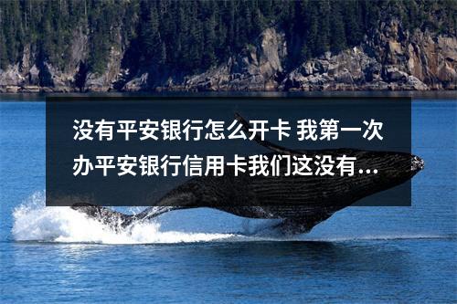 没有平安银行怎么开卡 我第一次办平安银行信用卡我们这没有平安银行怎么激活
