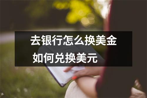 去银行怎么换美金 如何兑换美元