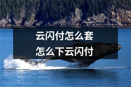 云闪付怎么套 怎么下云闪付