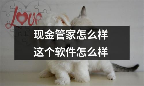 现金管家怎么样 这个软件怎么样