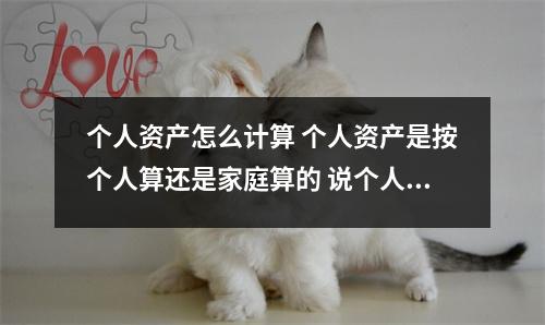 个人资产怎么计算 个人资产是按个人算还是家庭算的 说个人资产超过600万的有270