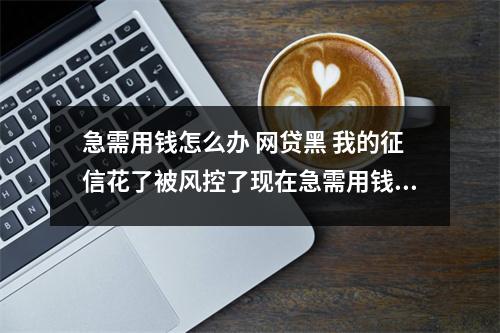 急需用钱怎么办 网贷黑 我的征信花了被风控了现在急需用钱该怎么办