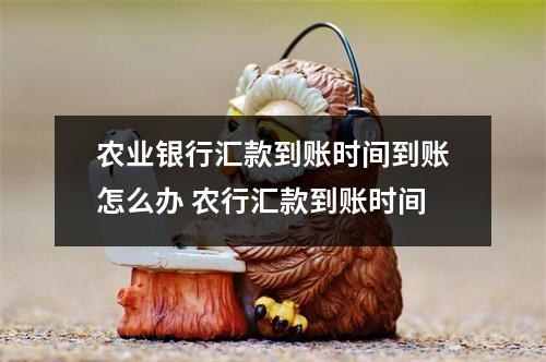 农业银行汇款到账时间到账怎么办 农行汇款到账时间