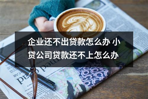 企业还不出贷款怎么办 小贷公司贷款还不上怎么办