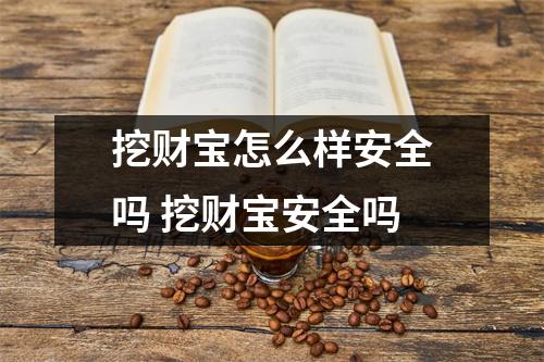 挖财宝怎么样安全吗 挖财宝安全吗