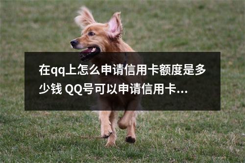 在qq上怎么申请信用卡额度是多少钱 QQ号可以申请信用卡吗