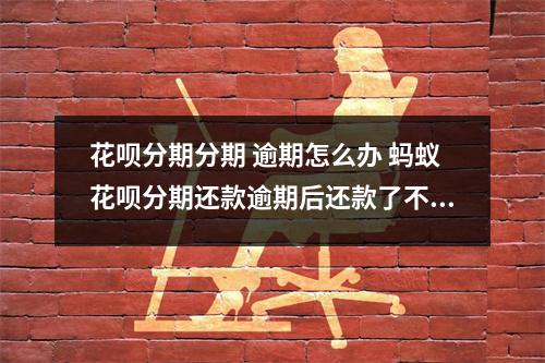 花呗分期分期 逾期怎么办 蚂蚁花呗分期还款逾期后还款了不能用了里面的额度怎么办