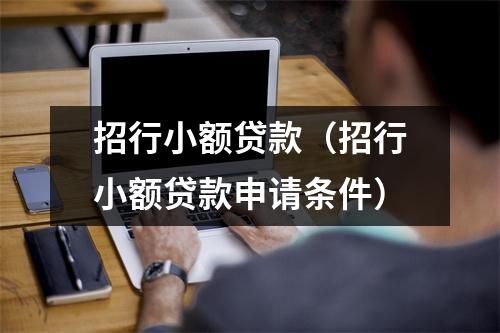 招行小额贷款（招行小额贷款申请条件）