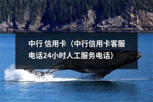 中行 信用卡（中行信用卡客服电话24小时人工服务电话）