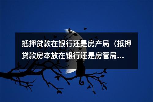 抵押贷款在银行还是房产局（抵押贷款房本放在银行还是房管局）