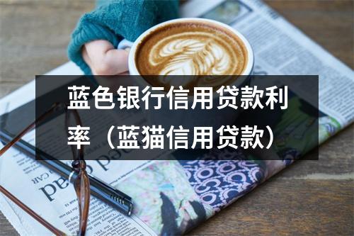 蓝色银行信用贷款利率（蓝猫信用贷款）