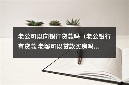 老公可以向银行贷款吗（老公银行有贷款 老婆可以贷款买房吗?）