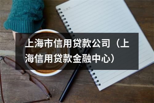 上海市信用贷款公司（上海信用贷款金融中心）