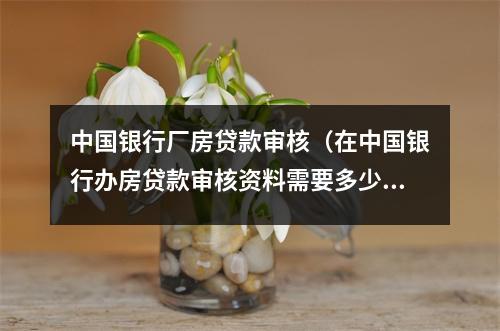 中国银行厂房贷款审核（在中国银行办房贷款审核资料需要多少天）