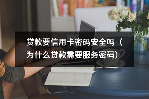 贷款要信用卡密码安全吗（为什么贷款需要服务密码）