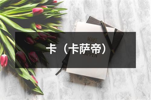 卡（卡萨帝）