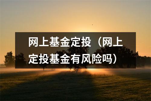 网上基金定投（网上定投基金有风险吗）