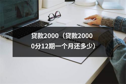 贷款2000（贷款20000分12期一个月还多少）