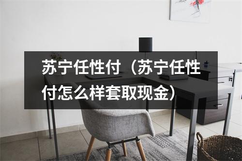 苏宁任性付（苏宁任性付怎么样套取现金）