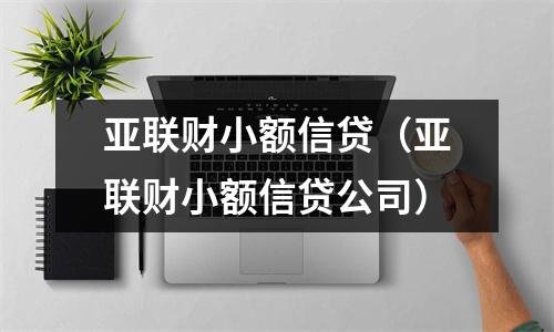 亚联财小额信贷（亚联财小额信贷公司）