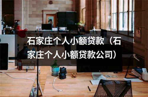 石家庄个人小额贷款（石家庄个人小额贷款公司）