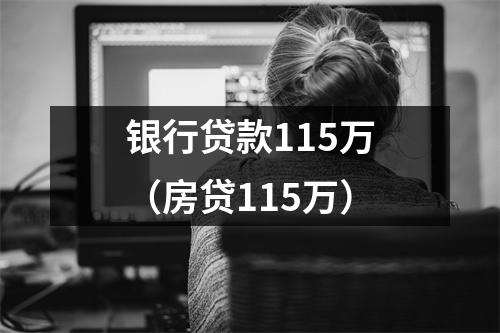 银行贷款115万（房贷115万）