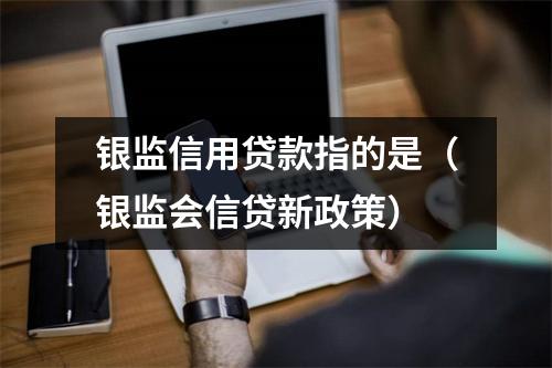 银监信用贷款指的是（银监会信贷新政策）